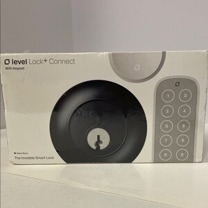 Level Lock+ Connect with Keypad in Black matte